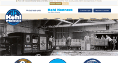 Desktop Screenshot of kohlwholesale.com
